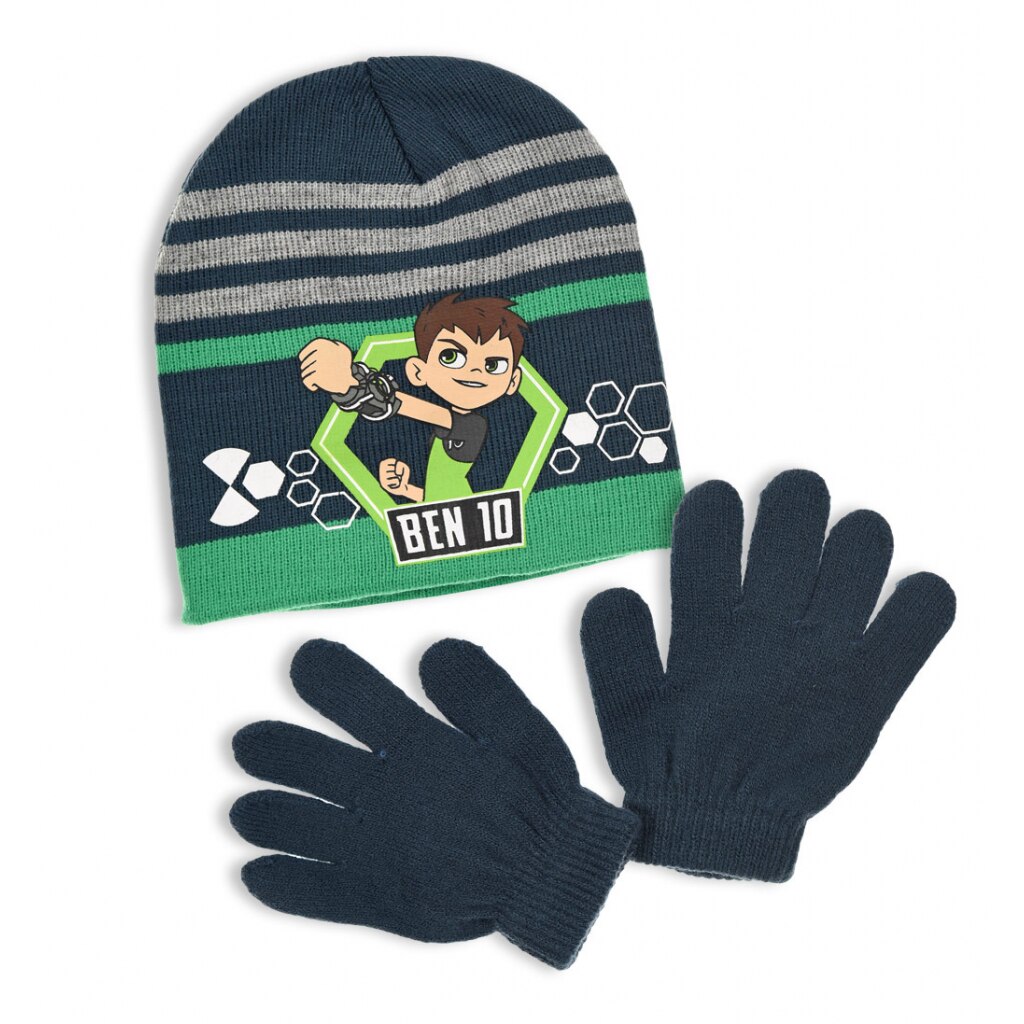 Set caciula-manusi Ben 10, Blumarin, Marime 52